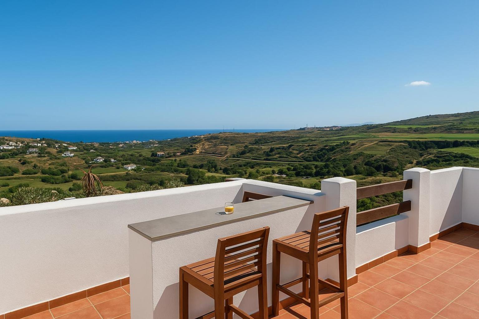 אסטפונה Penthouse Sea View - Valle Romano Golf מראה חיצוני תמונה